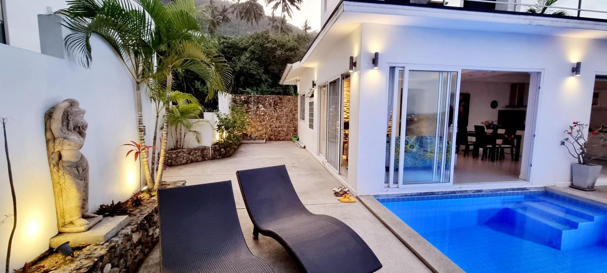 Villa Paradise, Pool And Sea View Chaweng-stranden Eksteriør billede
